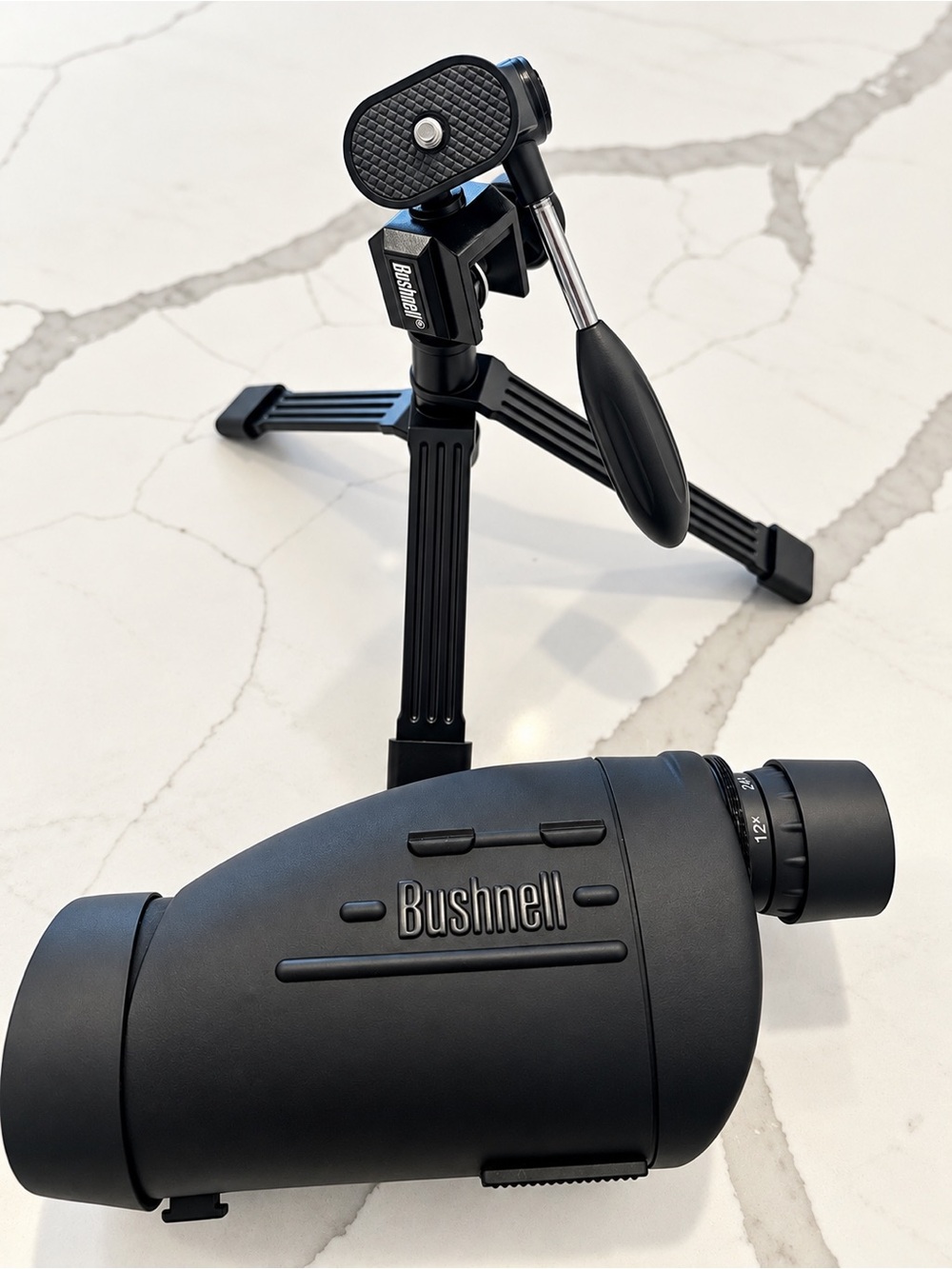 Bushnell Black Monocular with Carry Case, Tripod and Cleaning Cloth